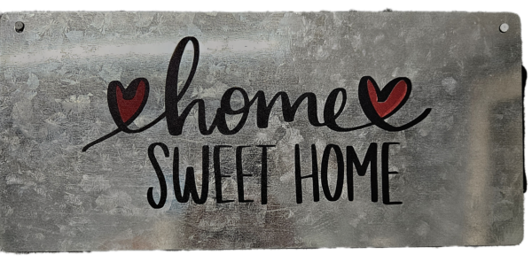 Metal Sign "Home Sweet Home"