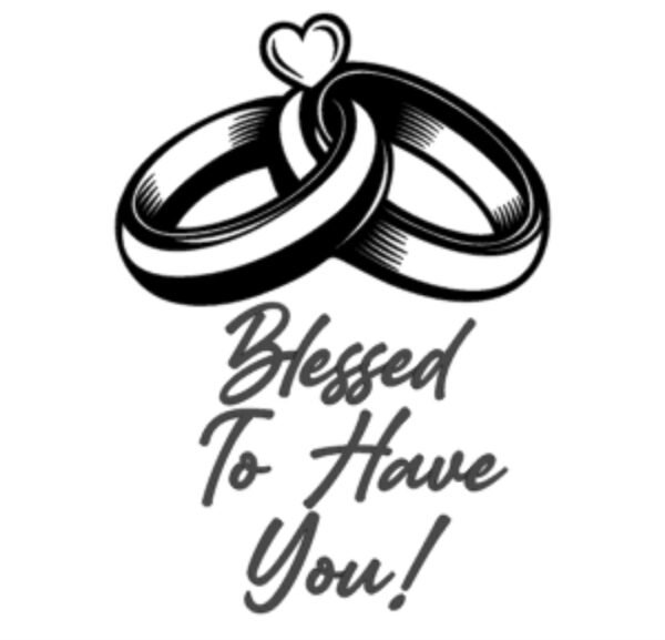 "Blessed to have you!" Decal Custom