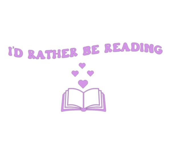 "I'd Rather Be Reading" Decal Custom