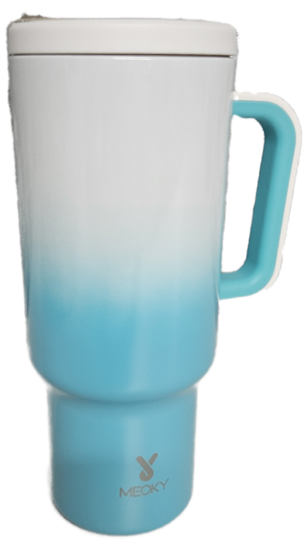 Custom Meoky Tumbler Cup - Azure