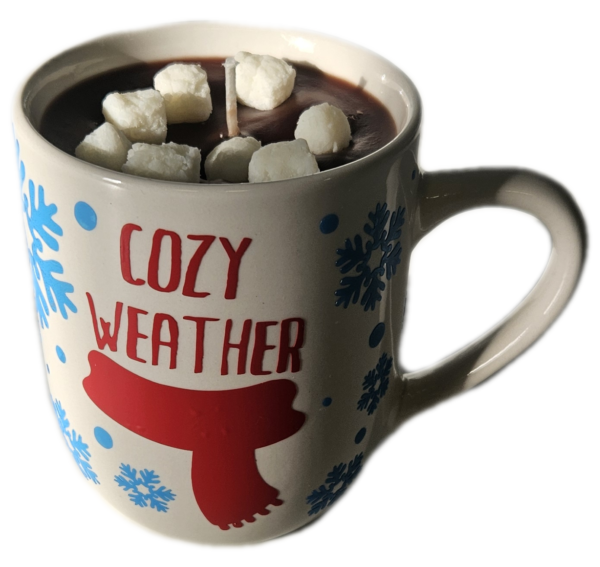 Coffee Cup Candle "Cozy Weather"