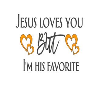 "I'm Jesus Fav" Decal