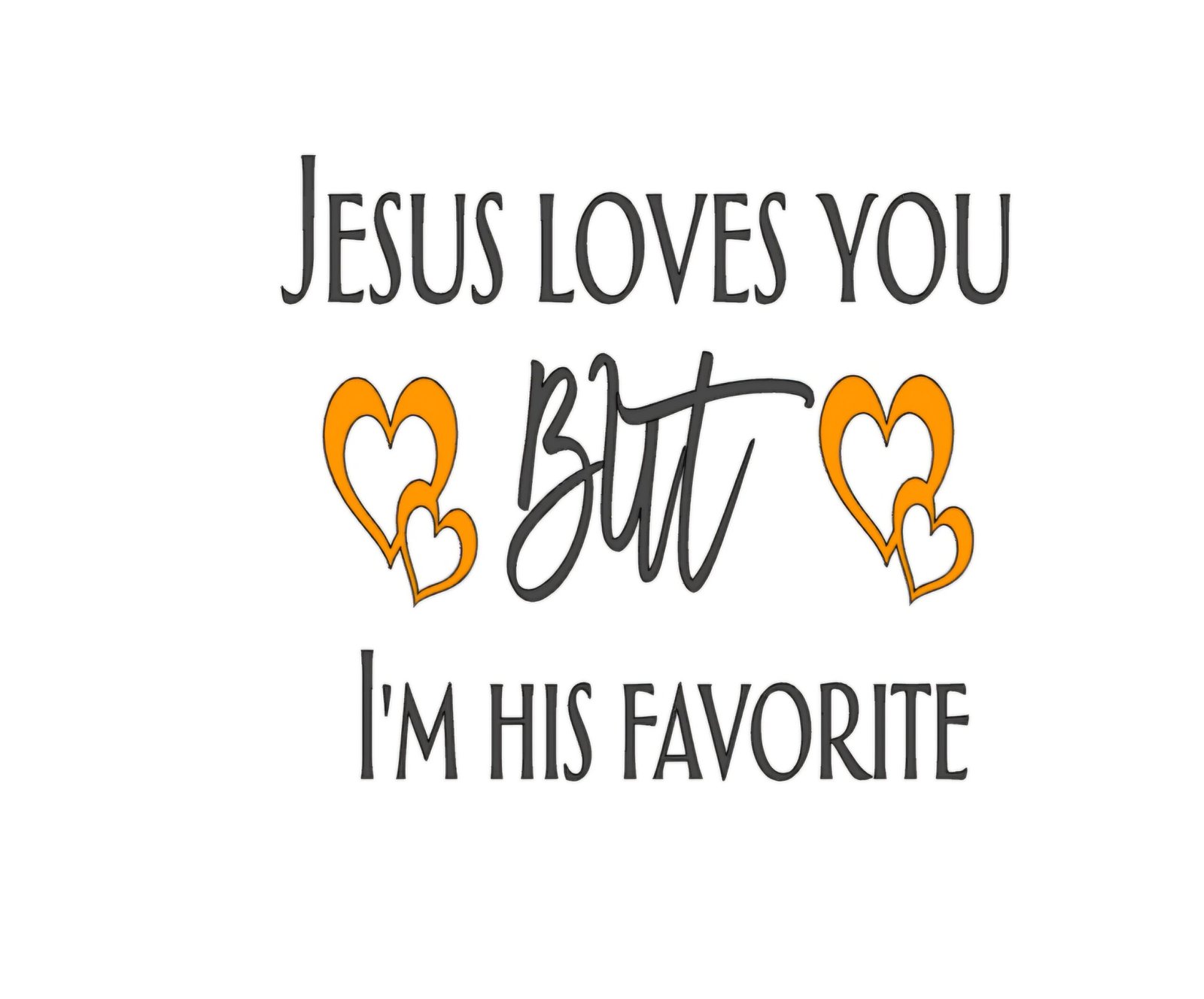 "I'm Jesus Fav" Decal