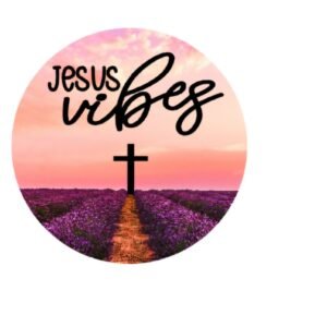 "Jesus Vibes" Decal