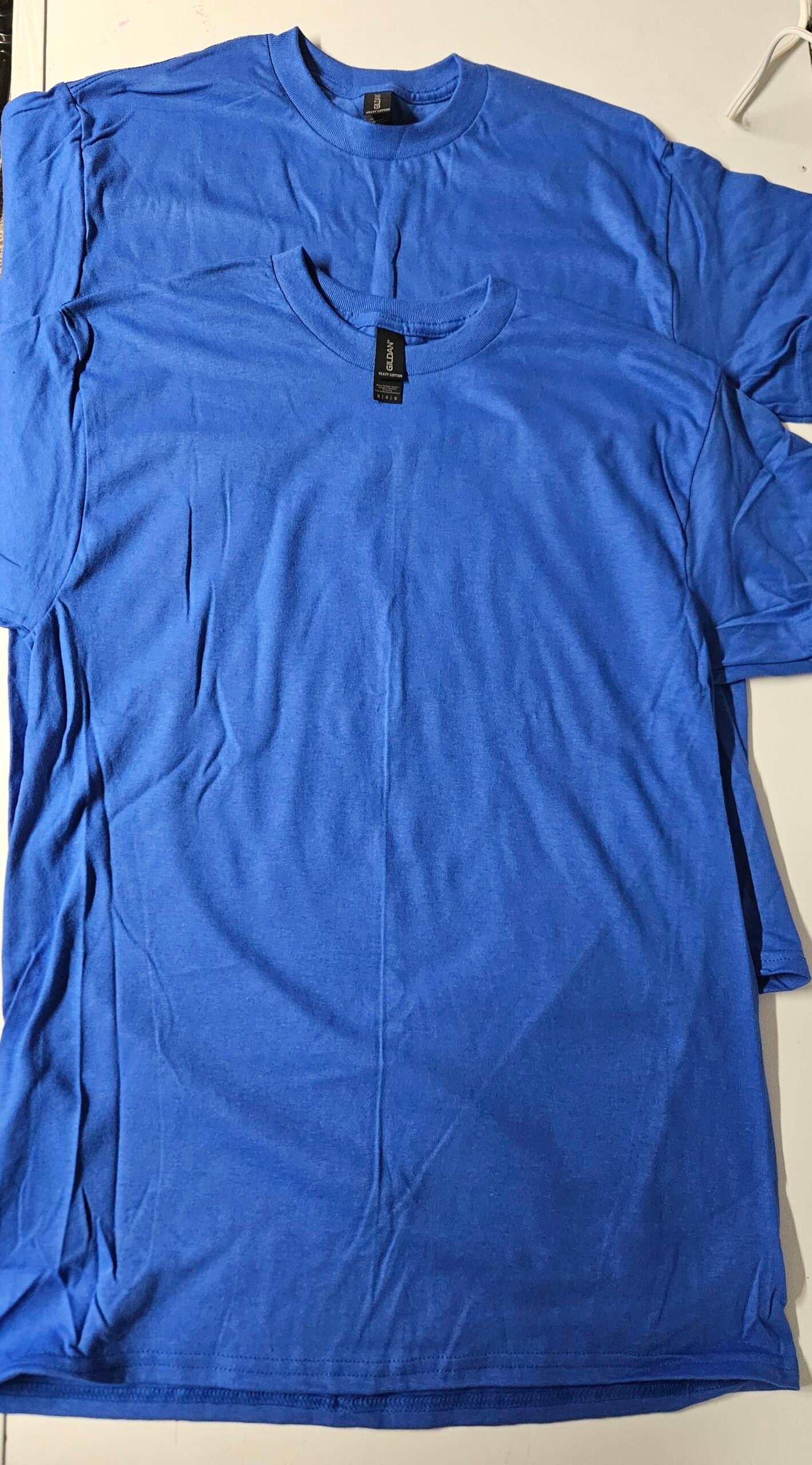 Blue T-Shirt, Size Med, round neck Custom